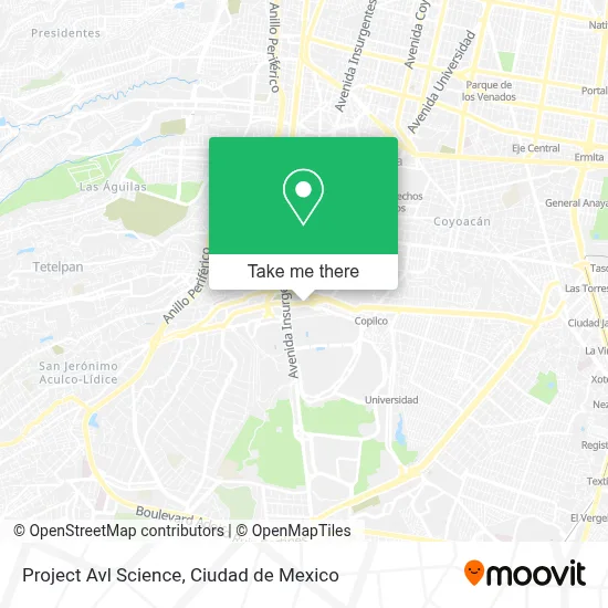 Project Avl Science map