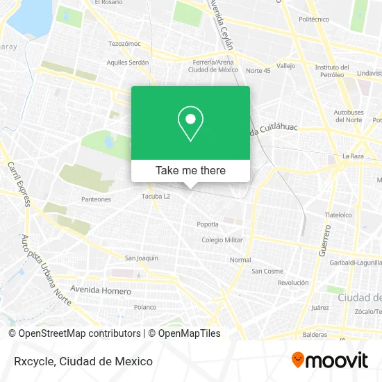 Rxcycle map
