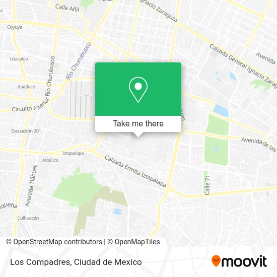 Los Compadres map