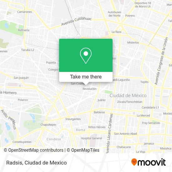 Radsis map