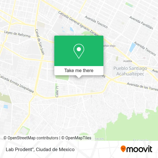 Lab Prodent" map