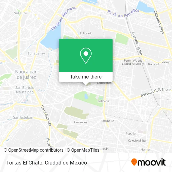 Tortas El Chato map