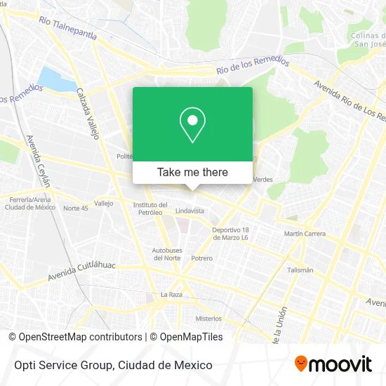 Opti Service Group map