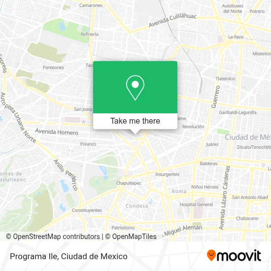 Programa Ile map
