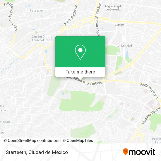 Starteeth map
