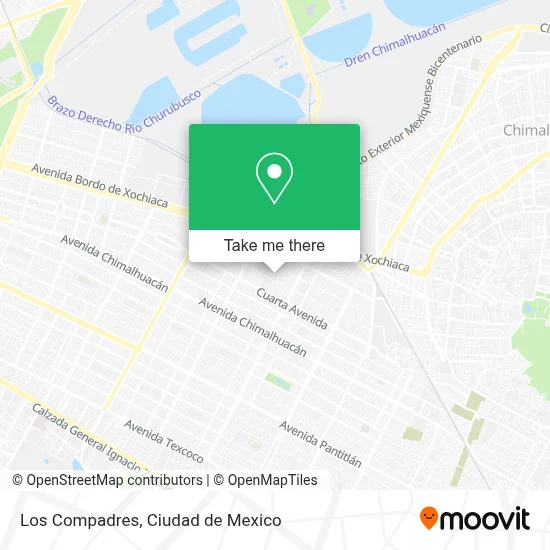 Los Compadres map