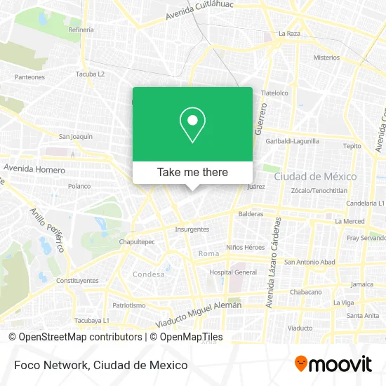 Foco Network map