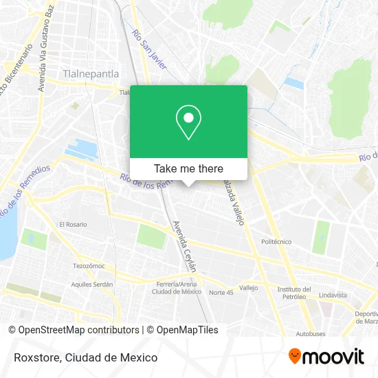 Roxstore map
