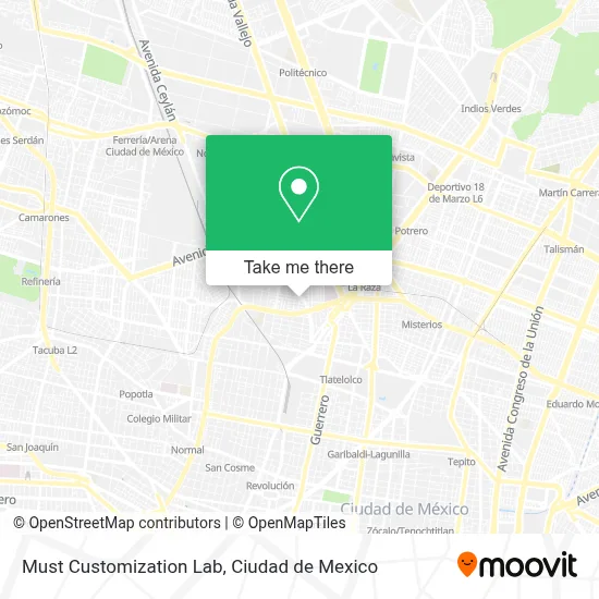 Must Customization Lab map