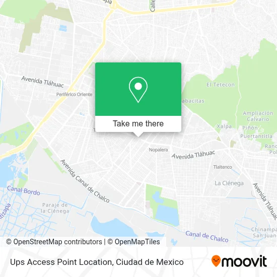 Ups Access Point Location map