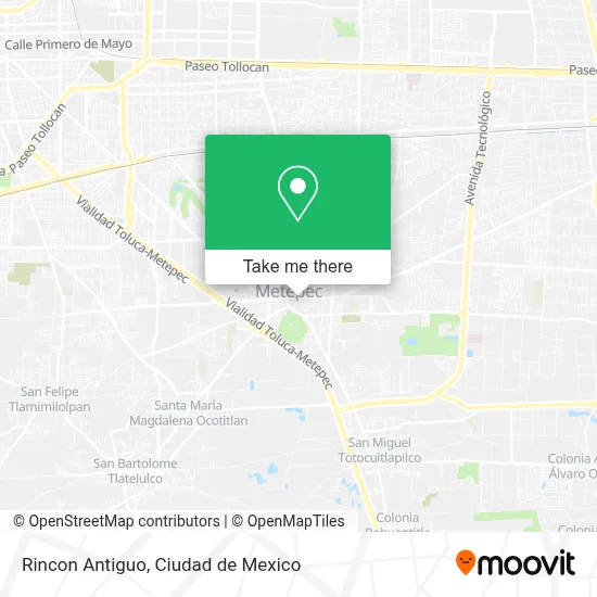 Rincon Antiguo map