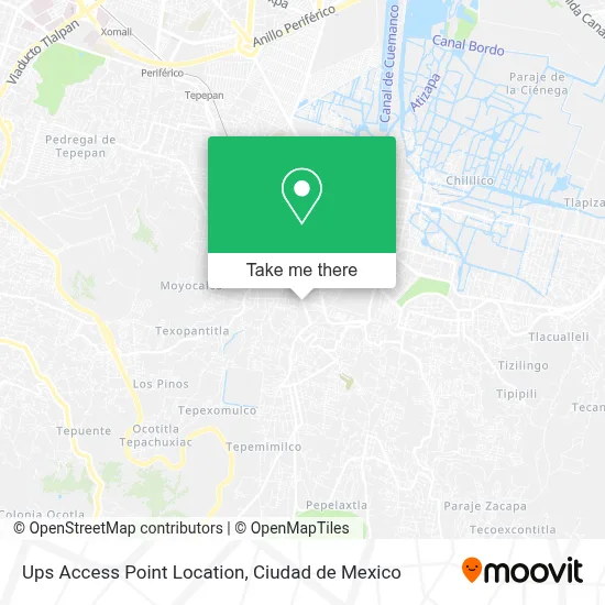 Ups Access Point Location map