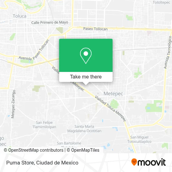 Puma Store map