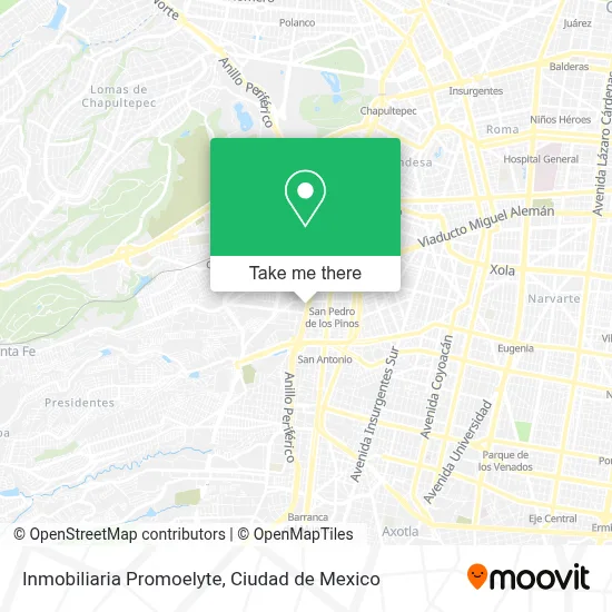 Inmobiliaria Promoelyte map