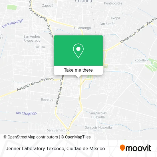 Jenner Laboratory Texcoco map