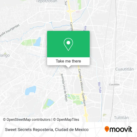 Sweet Secrets Repostería map