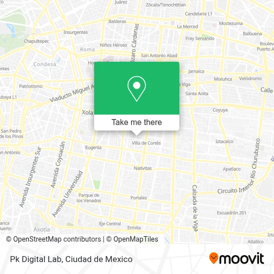 Pk Digital Lab map