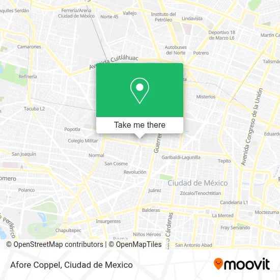 Afore Coppel map