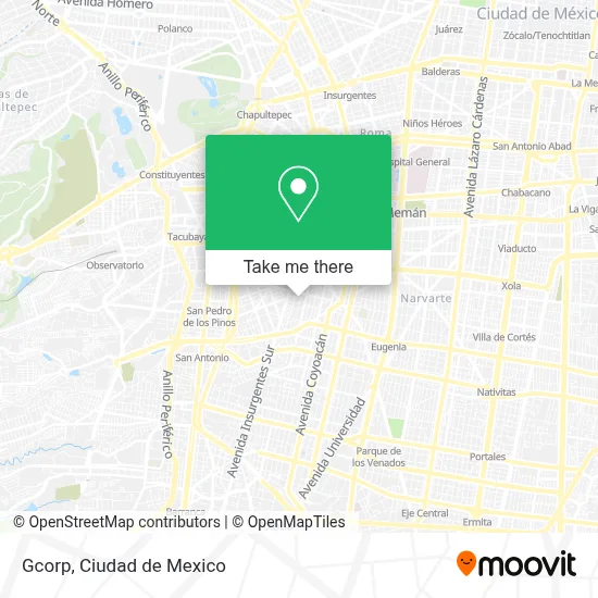 Gcorp map