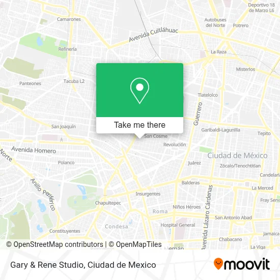 Gary & Rene Studio map