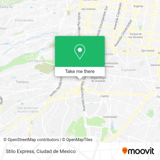Stilo Express map