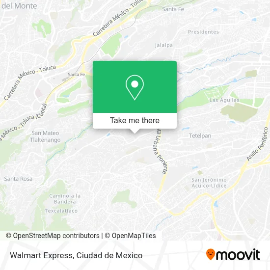 Walmart Express map