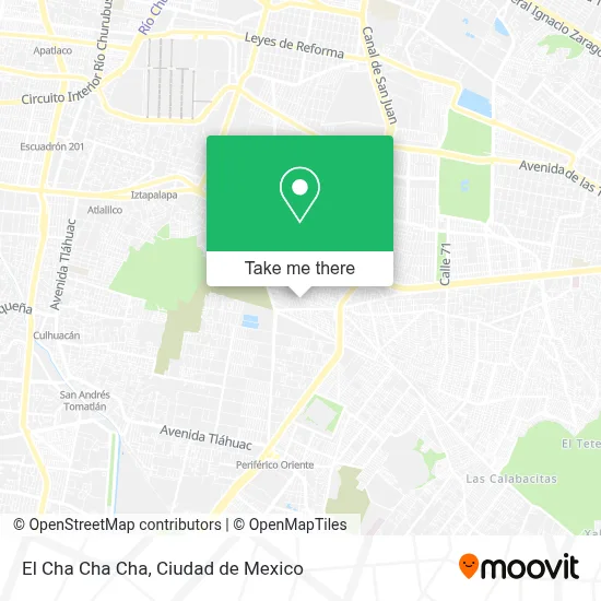 El Cha Cha Cha map