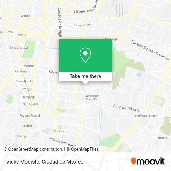Vicky Modista map