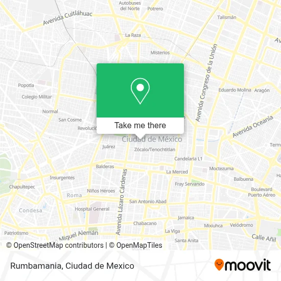 Rumbamania map