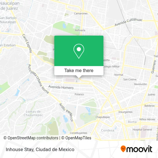 Inhouse Stay map