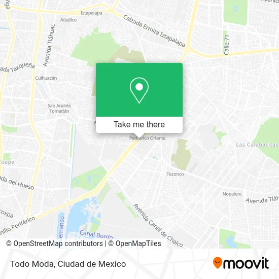 Todo Moda map