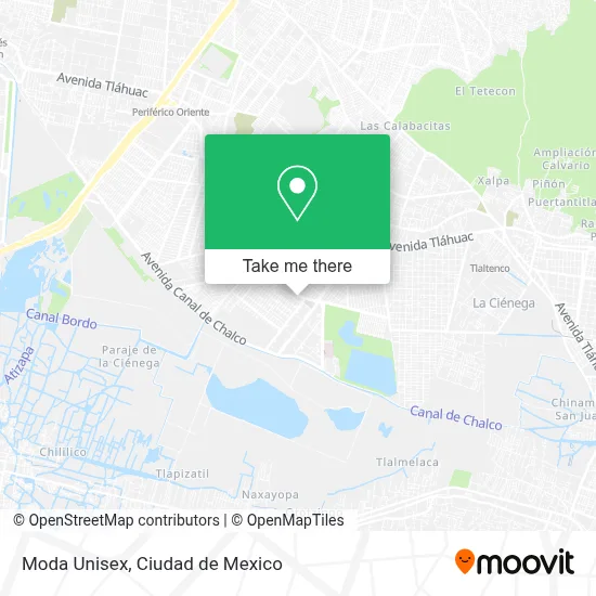 Moda Unisex map
