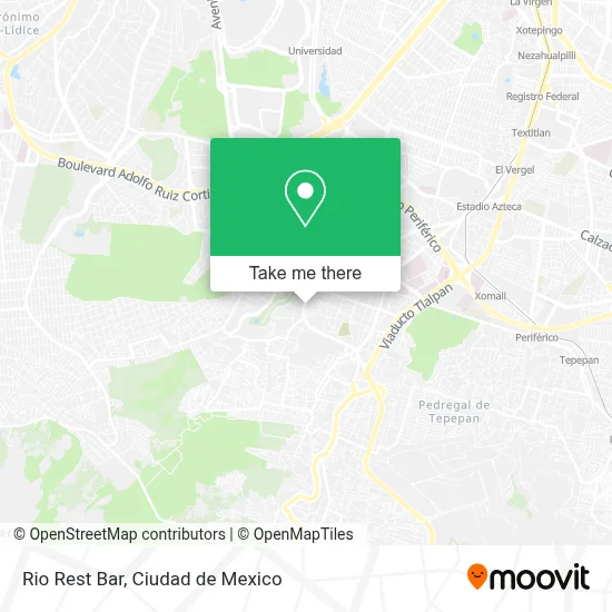 Rio Rest Bar map