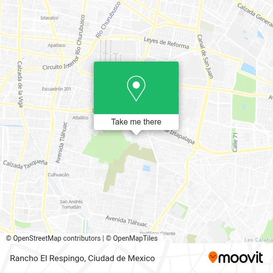 Rancho El Respingo map