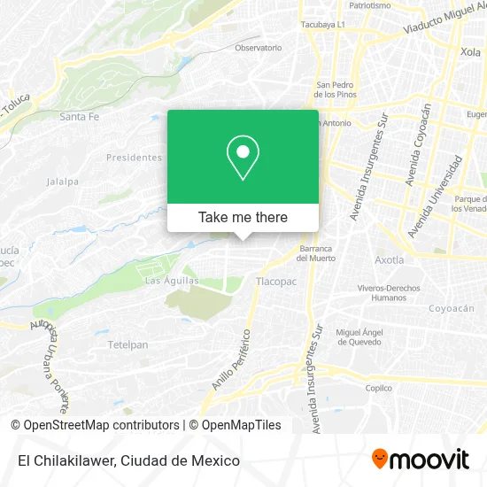 El Chilakilawer map