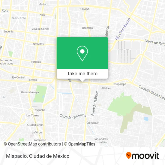 Mispacio map