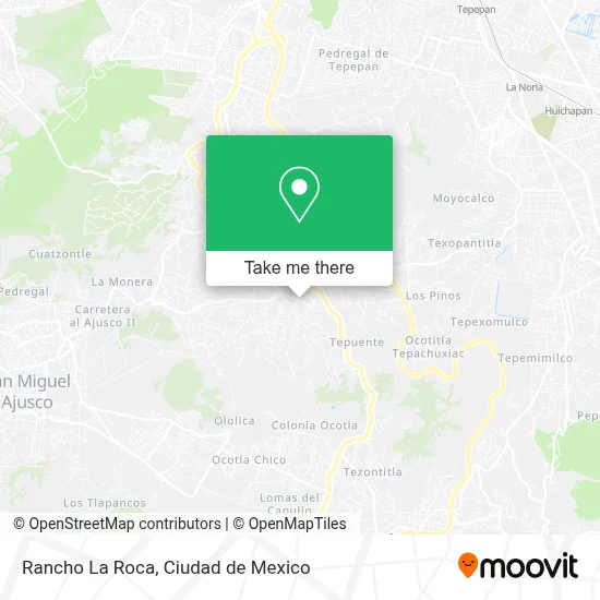 Rancho La Roca map