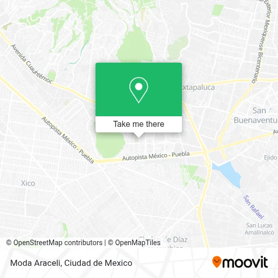 Moda Araceli map