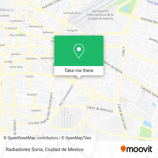 Radiadores Soria map