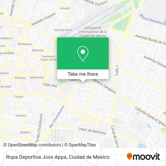 Ropa Deportiva Joss Appa map