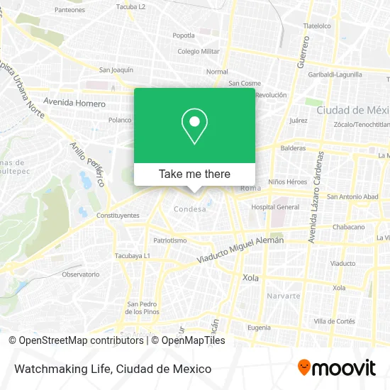 Watchmaking Life map