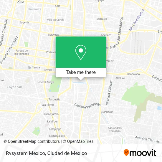 Rvsystem Mexico map