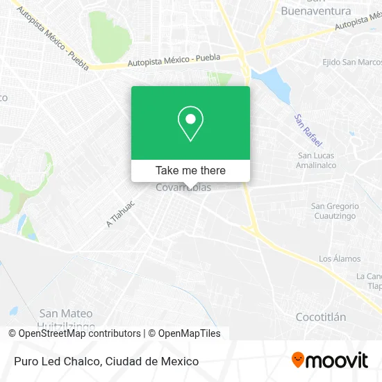 Puro Led Chalco map
