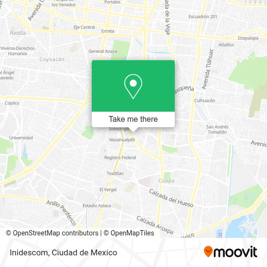 Inidescom map
