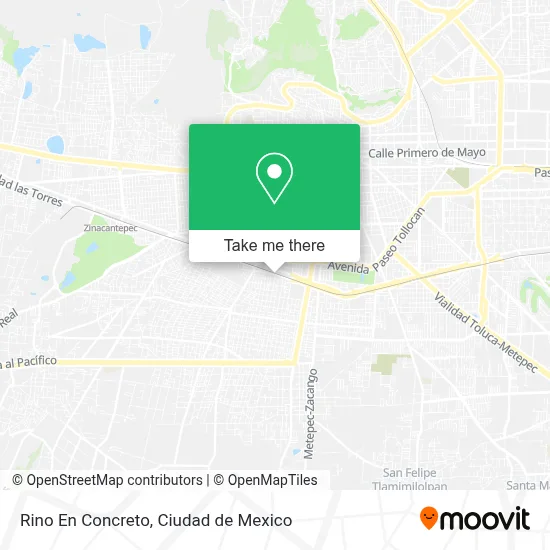 Rino En Concreto map
