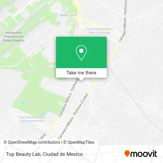 Top Beauty Lab map