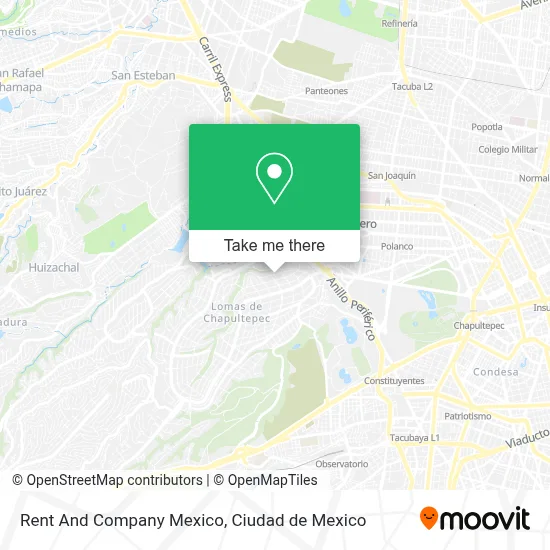 Rent And Company Mexico map