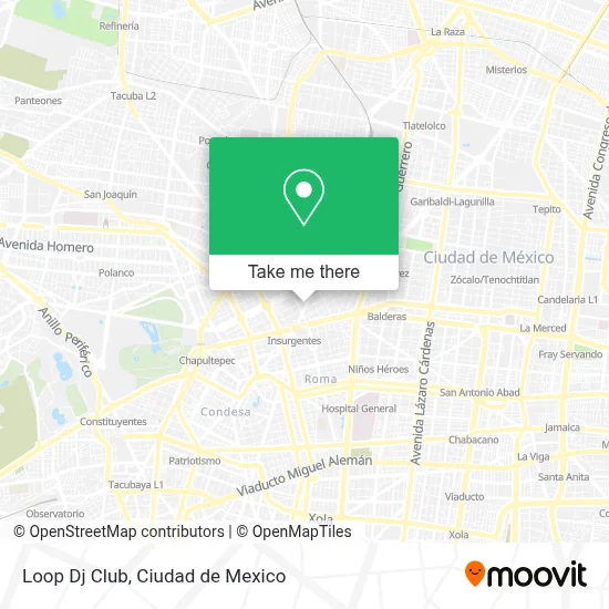 Loop Dj Club map