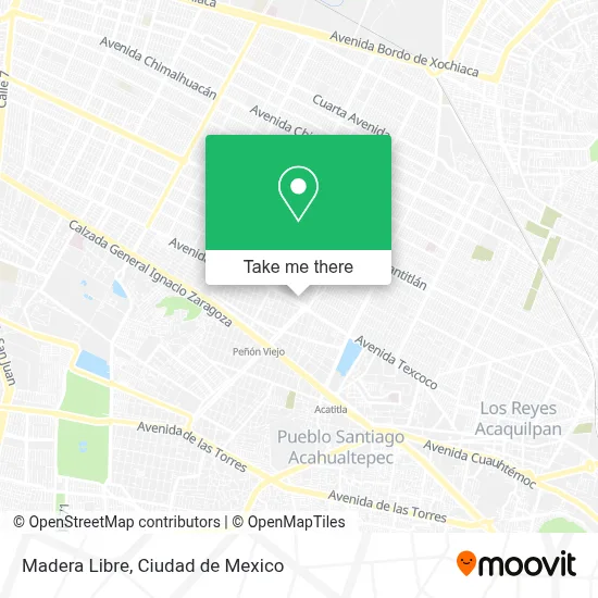Madera Libre map