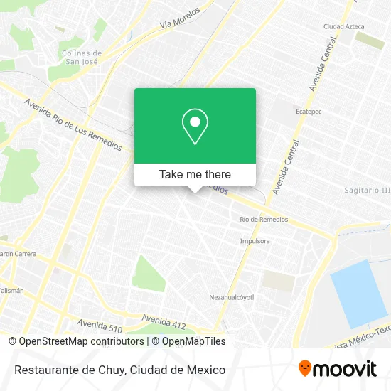 Restaurante de Chuy map